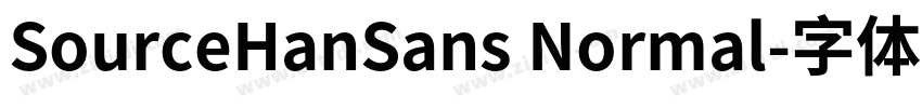 SourceHanSans Normal字体转换